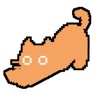 Cat stretching